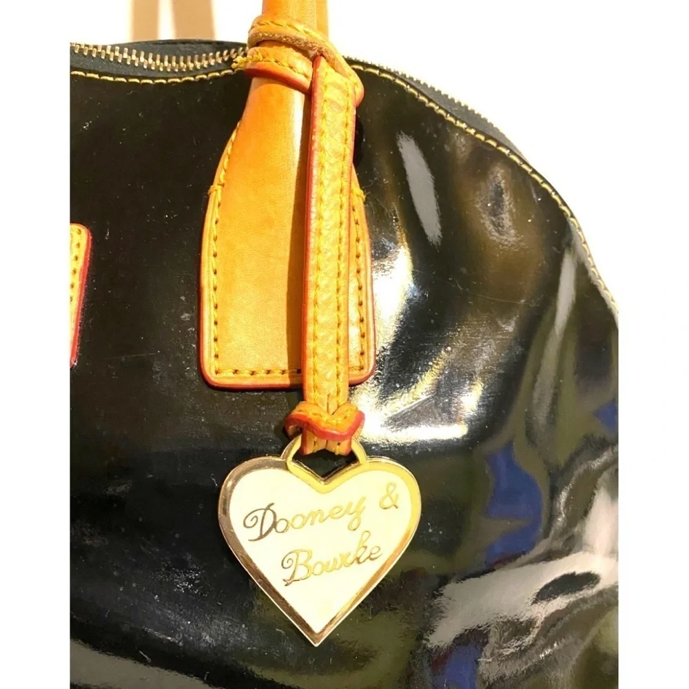 Dooney & Bourke Black and brown satchel Women's Bag